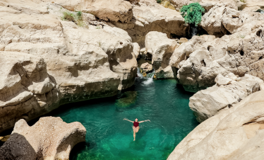 Wadi Bani Khaled Swimming